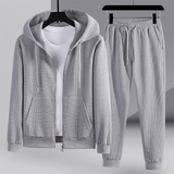 Conjunto de Ropa de Casa de Tejido de Waffle