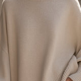 Suéter Poncho Anneta de Gran Tamaño