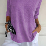 Blusa de Punto con Escote en V Paris™