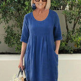 Vestido Casual de Algodón Beatrice™ con Bolsillos