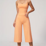 Nexus - Conjunto de Top de Tirantes y Pantalones Cortos de Pierna Ancha para Mujer