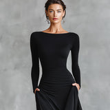 Norfy - Ropa Elegante con Pliegues Suaves