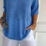 Blusa de Punto con Escote en V Paris™
