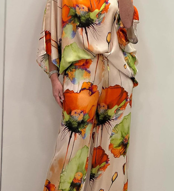 Conjunto de Dos Piezas Estampado Elegante Silvia™