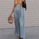 Vestido de Color Contrastante Neva ™