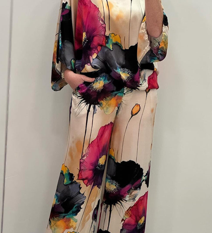 Conjunto de Dos Piezas Estampado Elegante Silvia™