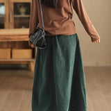 Falda Maxi de Pana Cassia