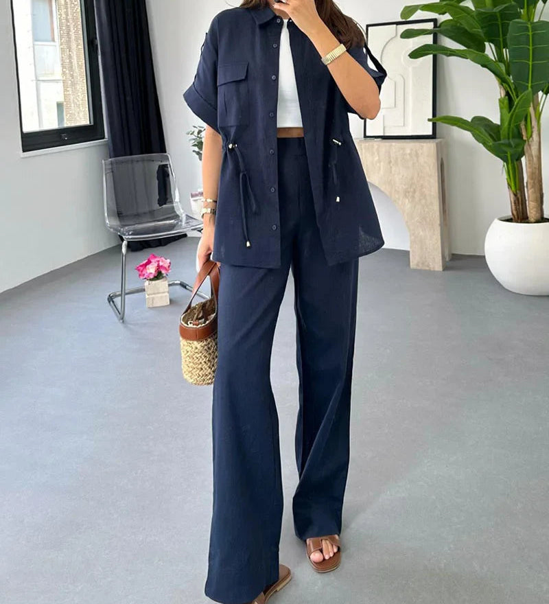 Traje Casual Belen™ de Dos Piezas con Cordón Elegante