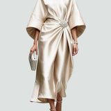 Vestido Largo de Satén Albertine para Mujer