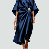 Vestido Largo de Satén Albertine para Mujer