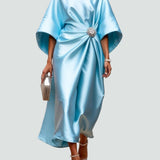 Vestido Largo de Satén Albertine para Mujer