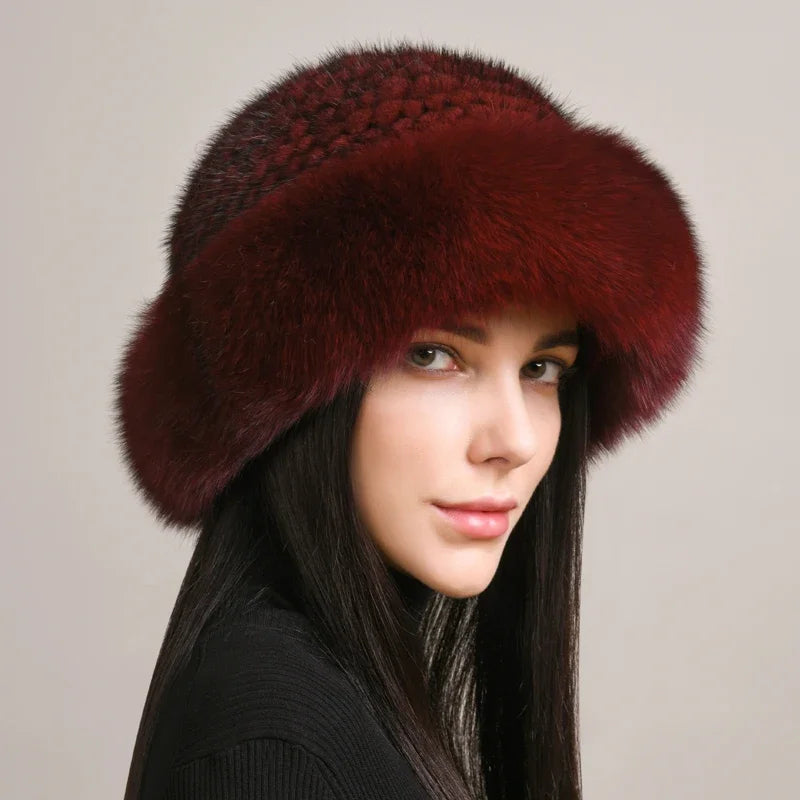 Sombrero de Piel de Visón Valentina