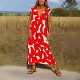 Vestido Fluido con Escote en V Valérie