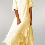 Vestido Largo Elegante de Algodón ELOISE