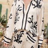 Conjunto Elsa™ Elegante con Estampado Negro