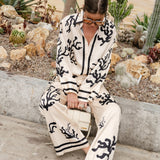 Conjunto Elsa™ Elegante con Estampado Negro