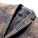 Blazer de Pana Real en Patrón Herringbone