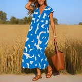 Vestido Fluido con Escote en V Valérie