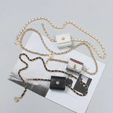 Bolso de Cintura Mini Cadena Heredera