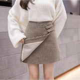 Falda Corta Houndstooth Kensington
