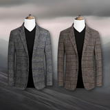 Blazer Elegante en Tejido Escocés Domenico