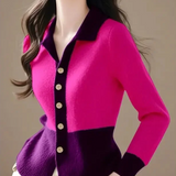 Cardigan Contrastante Caress