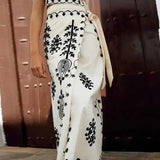 Camilla - Conjunto Estampado de Top y Falda