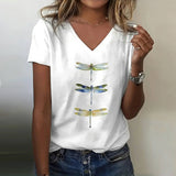 Camiseta Casual Libélula