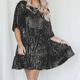 Vestido de Lentejuelas Antonella™ Glamuroso