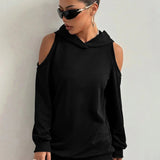 Sudadera Off-Shoulder Essentia