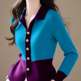 Cardigan Contrastante Caress