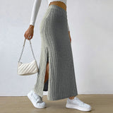 Falda Maxi Texturizada Verona