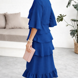 Vestido Midi con Volantes Margaret