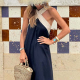 Vestido Elegante Sin Espalda Sienna