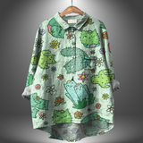 Camisa Floral Artesanal Virginia para Mujer
