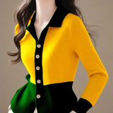 Cardigan Contrastante Caress
