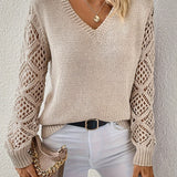 Jersey de Punto Rosa™ con Cuello en V