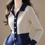 Cardigan Contrastante Caress