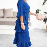 Vestido Midi con Volantes Margaret