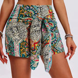 Corbata Bohemia Paisley Corta