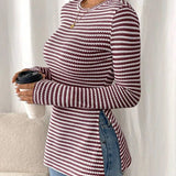 Camisa de Rayas de Manga Larga Harper