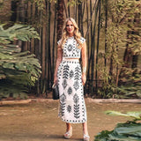 Camilla - Conjunto Estampado de Top y Falda