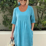 Vestido Casual de Algodón Beatrice™ con Bolsillos