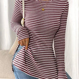 Camisa de Rayas de Manga Larga Harper