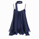 Minivestido Brisa con escote en V y volantes para Mujer