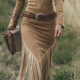 Vestido Sueco de Mujer con Flecos Valencia
