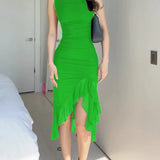 Vestido Casual Sin Mangas Lola
