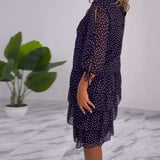 Vestido de Mujer Elegante con Lunares Auterelle