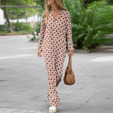Vestido Entallado Estampado Juliet™ con Cuello en V