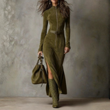 Vestido Largo de Ante Alessia Lunori™
